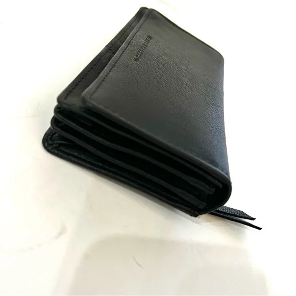 New Black Leather Wallet by Spikes & Sparrow - Picture 4 of 12